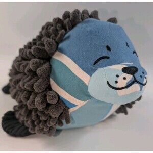 Norwex Chenille Stuffed Seal Pet With a Purpose Plush Fluffy Toy with BacLock